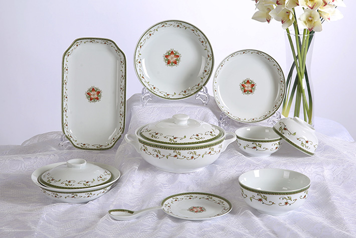 36头中餐具海浪